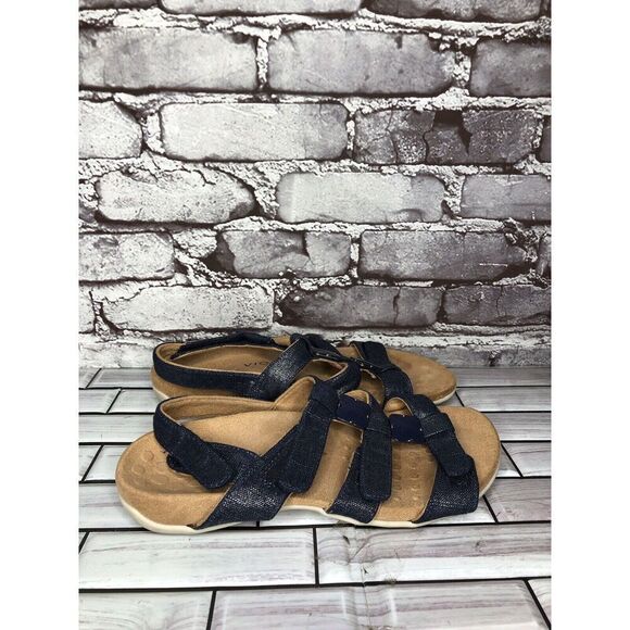 Vionic Amber Blue Denim Adjustable Strap Casual Sandals Women’s Sz 8M US/38.5EU - Picture 12 of 14